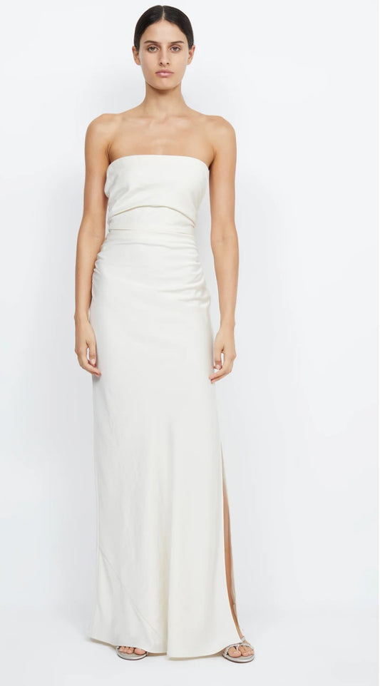 Eternity Strapless Dress - Cream